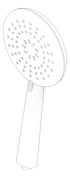 3D Documentation Image of Shower HandPiece Oliveri Copenhagen