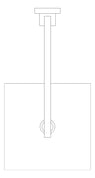 Plan Image of Shower Head Oliveri Monaco HighRise
