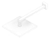 3D Documentation Image of Shower Head Oliveri Monaco WallMount