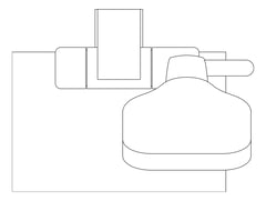 Plan Image of Shower Rail Oliveri Monaco