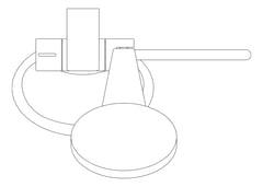 Plan Image of Shower Rail Oliveri Rome