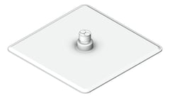 3D Shaded Image of Shower Rose Oliveri Monaco Thin