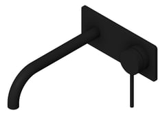 3D Shaded Image of MixerSet Wall Oliveri Venice Curved