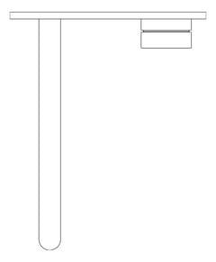 Plan Image of MixerSet Wall Oliveri Venice Curved