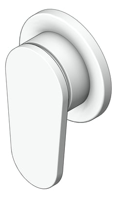 3D Shaded Image of MixerTap Wall Oliveri London