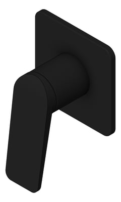 3D Shaded Image of MixerTap Wall Oliveri Paris