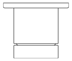 Plan Image of MixerTap Wall Oliveri Venice