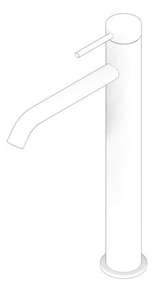 3D Documentation Image of Mixer Basin Oliveri Venice Curved Tall