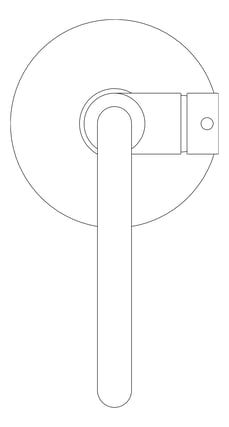 Plan Image of Mixer Bath Oliveri Venice