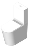 3D Shaded Image of ToiletPan Wall Oliveri Vienna ComfortHeight