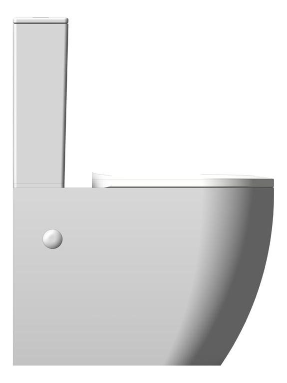 Left Image of ToiletSuite BackToWall Oliveri Naples ComfortHeight