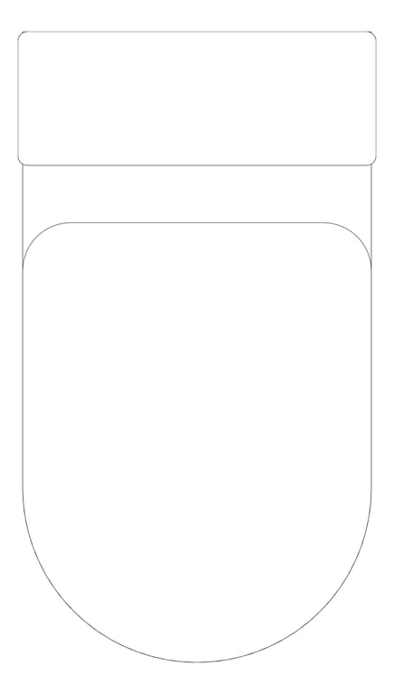 Plan Image of ToiletSuite BackToWall Oliveri Naples ComfortHeight