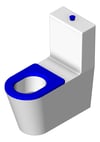 3D Shaded Image of ToiletSuite WallFaced Oliveri Care