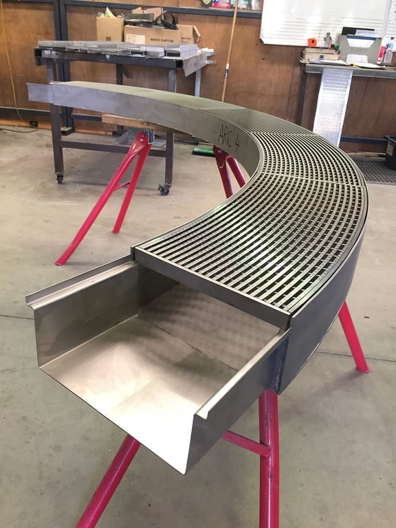 curved Image of Paige Stainless - Grates & Trough