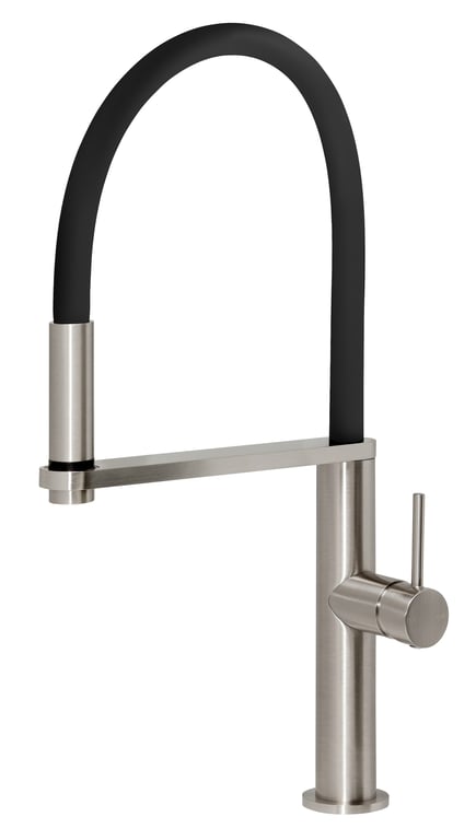 10473100BN Blix Flexible Hose Sink Mixer.jpg Image of Mixer Sink Phoenix Blix FlexibleHose
