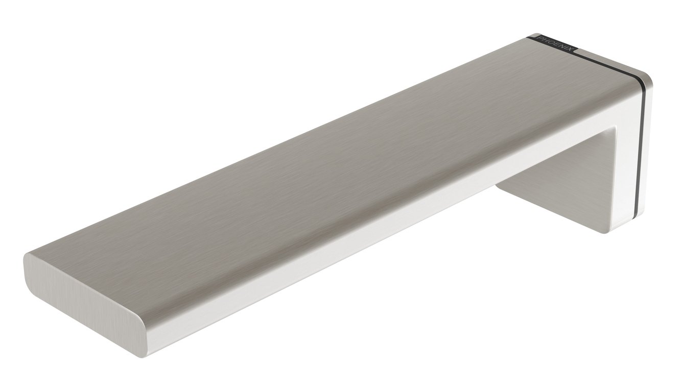 110-7610-40 Alia Wall Basin Bath Outlet 200mm.jpg Image of Spout Wall Phoenix Alia