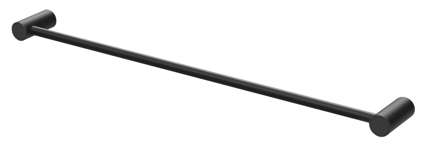 111-8010-10 Vivid Slimline Single Towel Rail 600mm.jpg Image of TowelRail Single Phoenix VividSlimline 600 RoundPlate