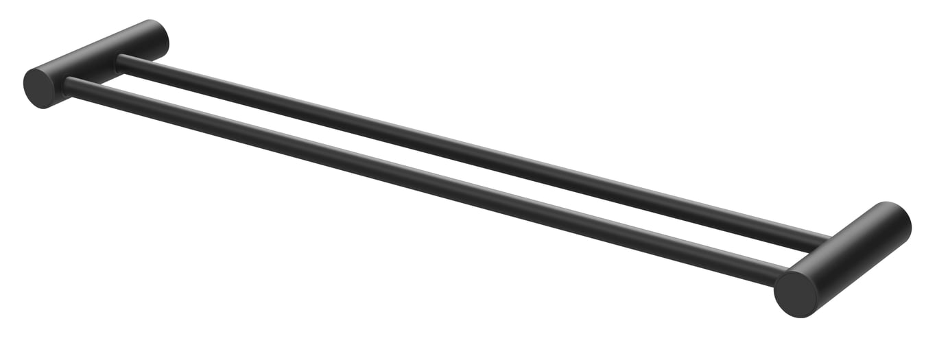 111-8110-10 Vivid Slimline Double Towel Rail 600mm.jpg Image of TowelRail Double Phoenix VividSlimline 600