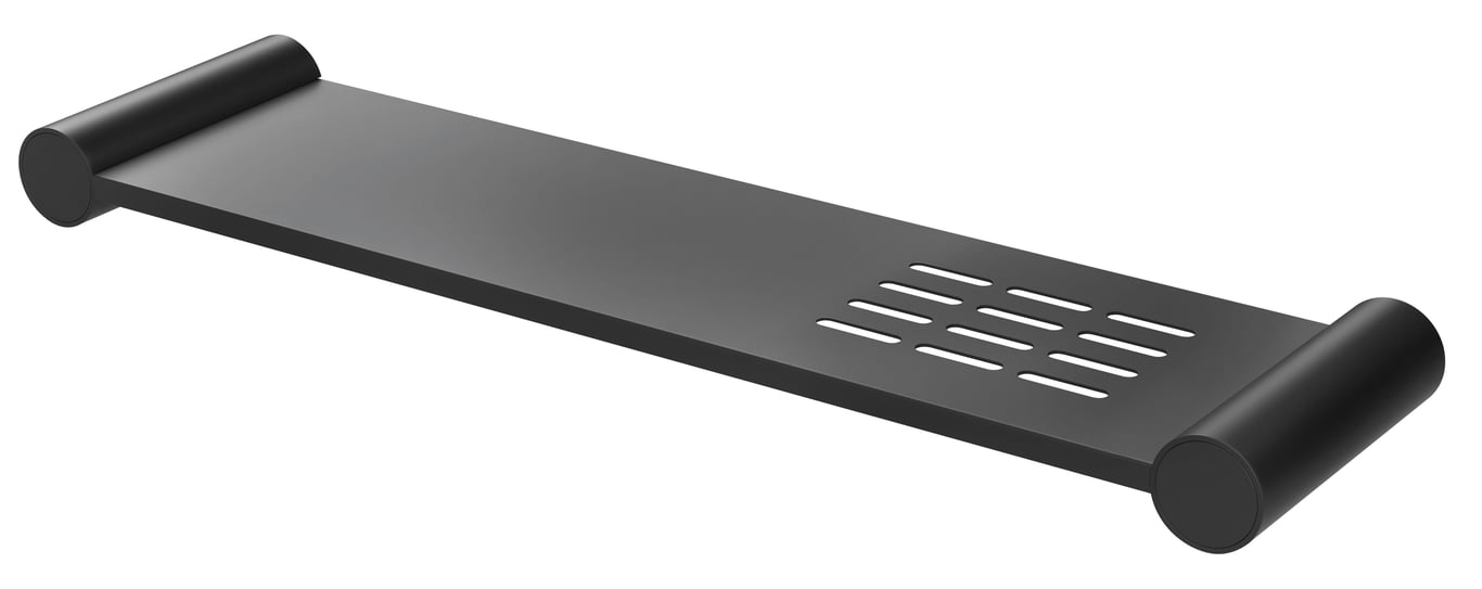 111-8600-10 Vivid Slimline Shower Shelf 370mm.jpg Image of Shelf Shower Phoenix VividSlimline Metal