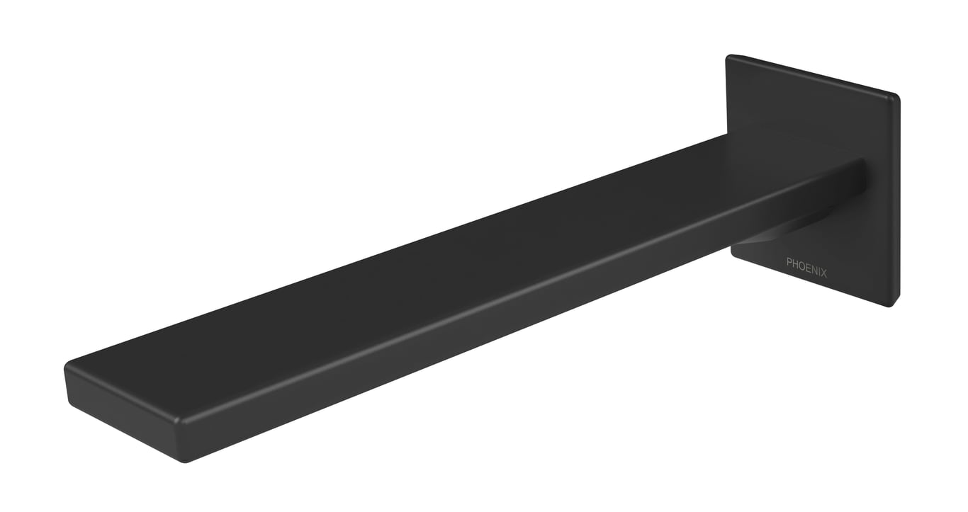 116-7620-10 Zimi Wall Bath Outlet 200mm.jpg Image of Spout Wall Phoenix Zimi