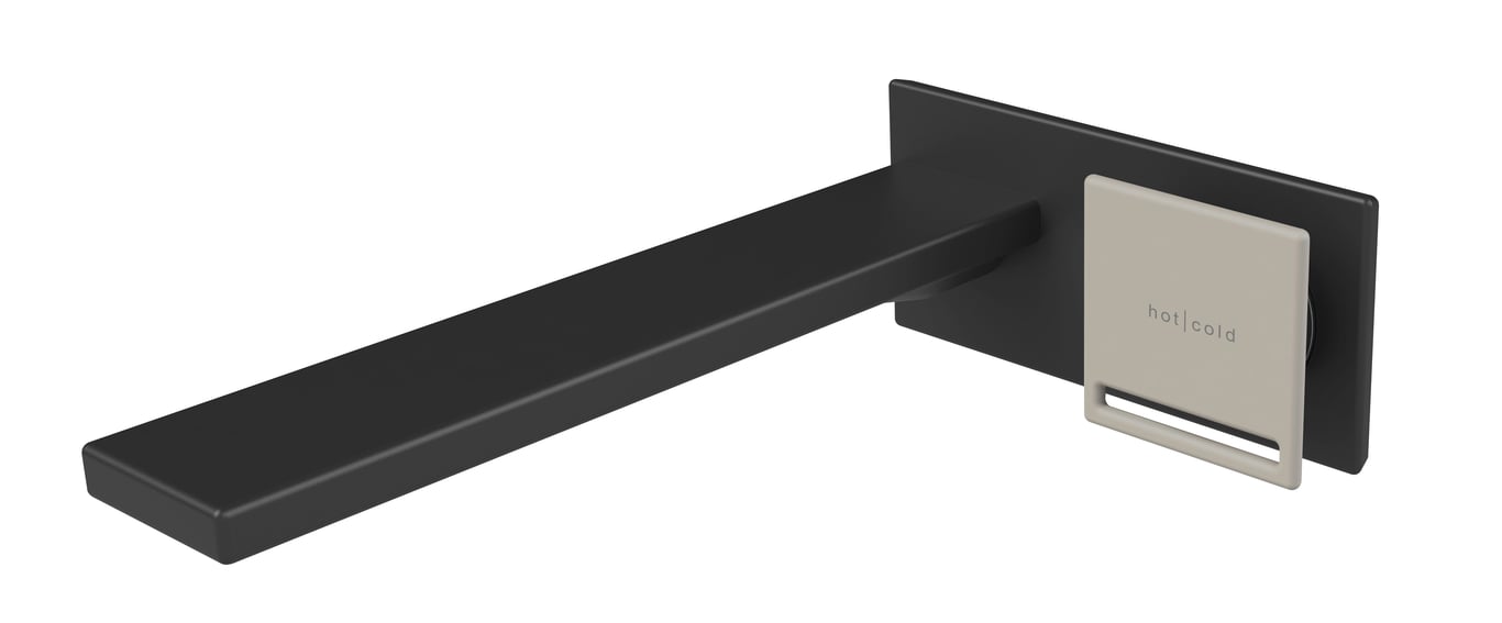 116-7813-10 Zimi Wall Mixer Set - Oatmeal.jpg Image of MixerSet Wall Phoenix Zimi