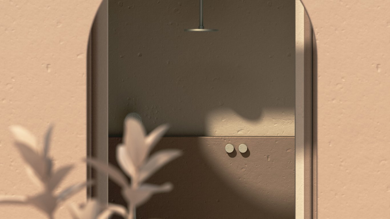 117-7920-40 Phoenix Axia Twin Shower Wall Mixer Lifestyle RGB.jpg Image of MixerTap Wall Phoenix Axia Twin