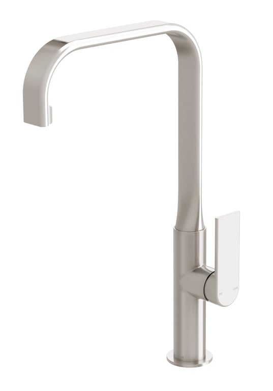 118-7300-40 Teel Sink Mixer 200mm Squareline.jpg Image of Mixer Sink Phoenix Teel
