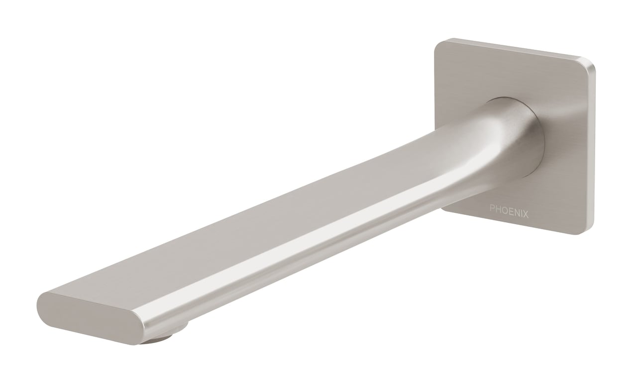 118-7610-40 Teel Wall Basin Outlet 200mm.jpg Image of Spout Wall Phoenix Teel Basin