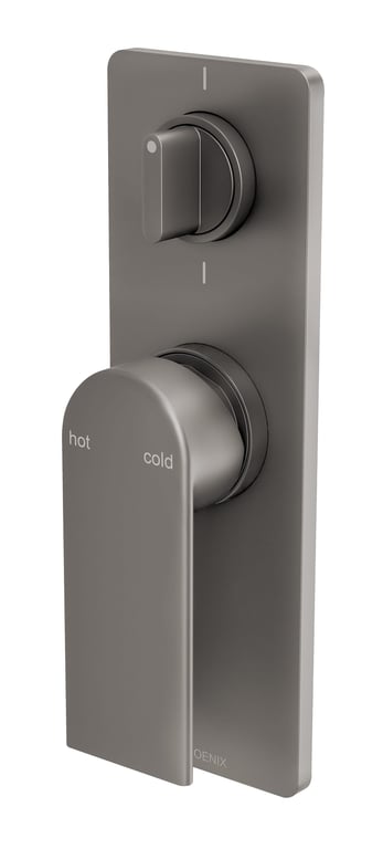 118-7910-30 Teel Shower Bath Diverter Mixer.jpg Image of MixerTap Wall Phoenix Teel Diverter