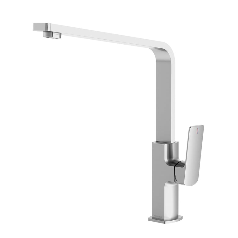 128-7300-51_Enviro316_Sink_Mixer_240mm_Squareline.jpg Image of Mixer Sink Phoenix Enviro316 Squareline 240mm
