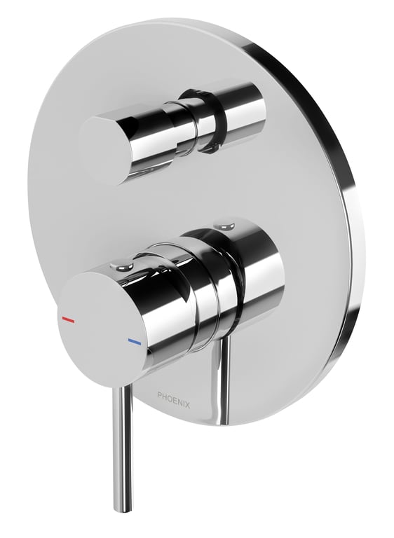 153-7940-00 Pina Shower Bath Diverter Mixer Trim Kit Only.jpg Image of MixerTap Wall Phoenix Pina Diverter