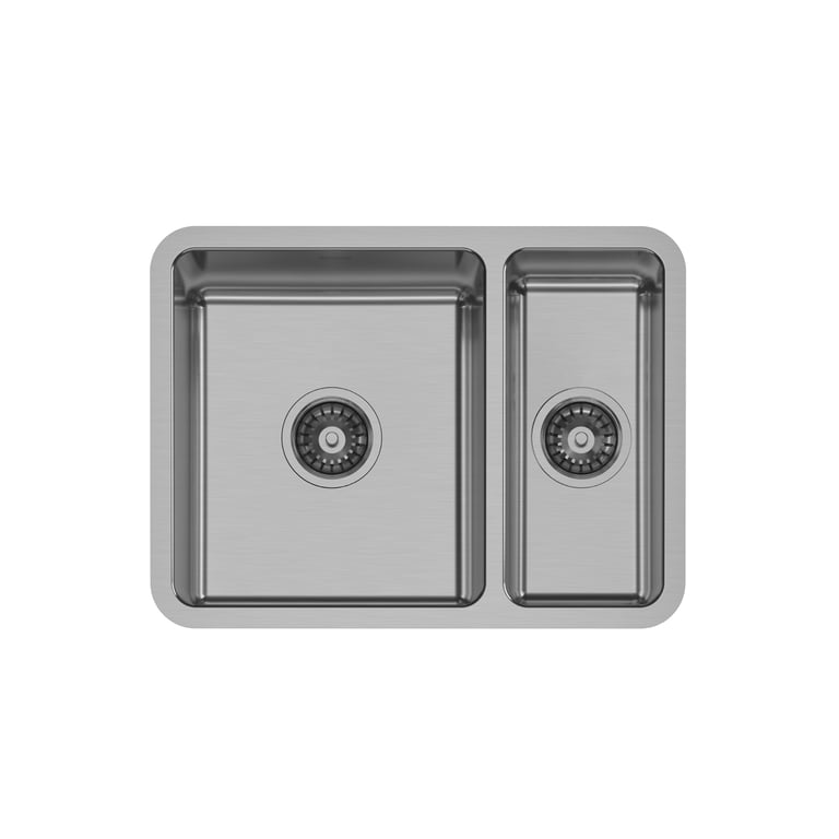 303-3001-51_2000_Series_1-1'2_Bowl_Under-Over_Sink.jpg Image of Sink Kitchen Phoenix 2000Series OneAndHalf