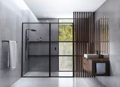 607-6500-10 118-7900-10 Phoenix NX Orli Twin Shower and Teel Lifestyle 2 RGB.jpg Image of Shower Twin Phoenix NXOrli