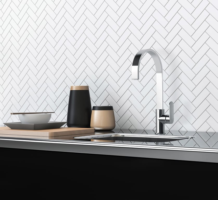 CE730 Phoenix Cerchio Sink Mixer 200mm Gooseneck Hero RGB.jpg Image of Mixer Sink Phoenix Cerchio