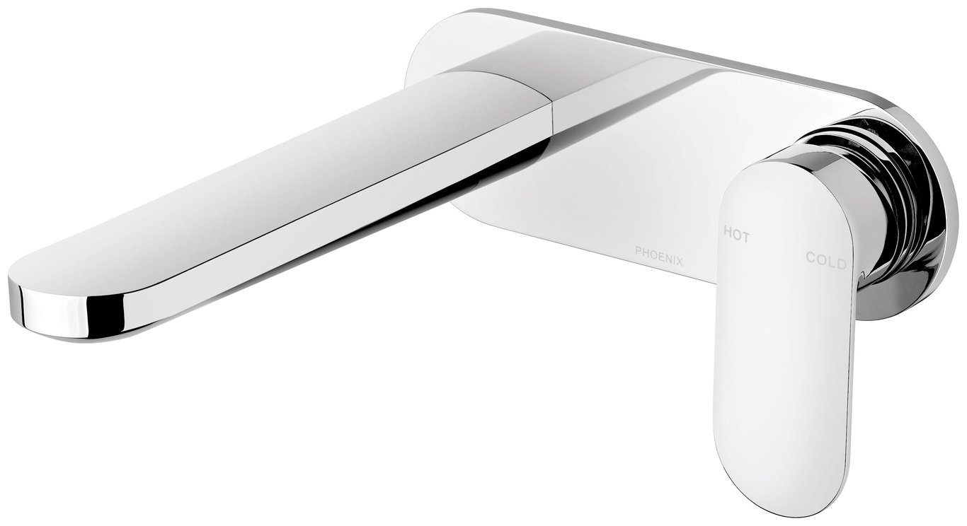 CE785 Cerchio Wall Basin Mixer Set 180mm.jpg Image of MixerSet Wall Phoenix Cerchio Basin