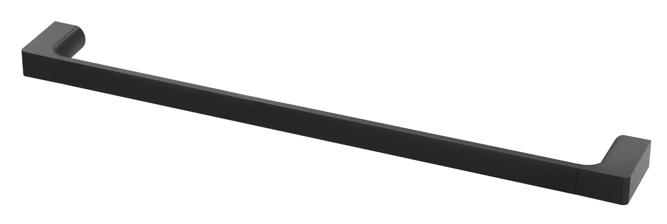 GS804 MB Gloss Single Towel Rail 600mm.jpg Image of TowelRail Single Phoenix Gloss 600mm