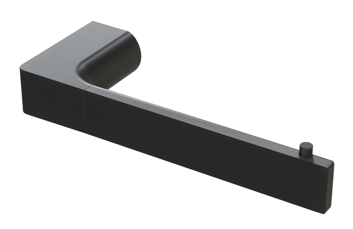 GS892 MB Gloss Toilet Roll Holder.jpg Image of ToiletRollHolder Single Phoenix Gloss