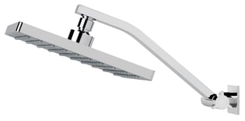 LE5101-00 Lexi Universal Arm & Square Rose.jpg Image of Shower Head Phoenix Lexi 200mmSquareRose UniversalArm