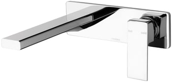 RA783 CHR Radii Wall Bath Set 200mm.jpg Image of MixerSet Wall Phoenix Radii Bath