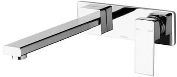 RA784 CHR Radii Wall Bath Set 230mm.jpg Image of MixerSet Wall Phoenix Radii Bath 230