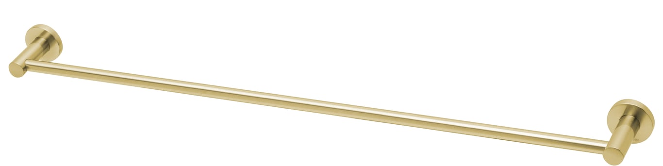 RA803-12 Radii Single Towel Rail 800mm Round Plate.jpg Image of TowelRail Single Phoenix Radii 800 RoundPlate