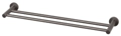 RA813 GM Radii Doudble Towel Rail 600mm Round Plate.jpg Image of TowelRail Double Phoenix Radii 600 RoundPlate