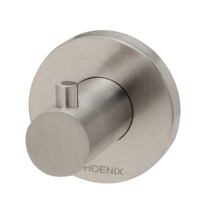 RA897 BN Radii Robe Hook Round Plate.jpg Image of RobeHook Phoenix Radii RoundPlate