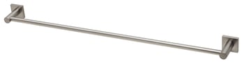 RS803 BN Radii Single Towel Rail 800mm Square Plate.jpg Image of TowelRail Single Phoenix Radii 800 SquarePlate