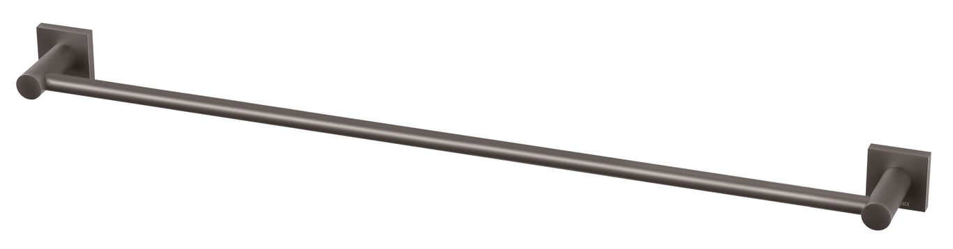 RS803 GM Radii Single Towel Rail 800mm Square Plate.jpg Image of TowelRail Single Phoenix Radii 800 SquarePlate