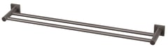 RS812 GM Radii Doudble Towel Rail 800mm Square Plate.jpg Image of TowelRail Double Phoenix Radii 800 SquarePlate