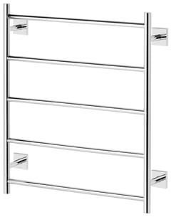 RS870 CHR Radii Towel Ladder_550mm x 740mm Square Plate.jpg Image of TowelRail Ladder Phoenix Radii 550 SquarePlate