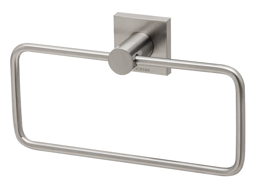 RS893 BN Radii Hand Towel Holder Square Plate.jpg Image of TowelHolder Hand Phoenix Radii SquarePlate