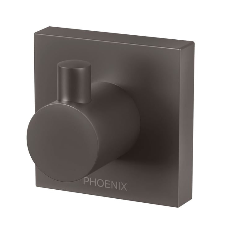 RS897 GM Radii Robe Hook Square Plate.jpg Image of RobeHook Phoenix Radii SquarePlate