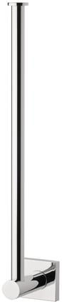 RS898 CHR Radii Spare Toilet Roll Holder Square.jpg Image of ToiletRollHolder Single Phoenix Radii Spare SquarePlate